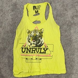 Rebel Yell racerback tiger tank top